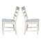 International Concepts Set of 2 Java Chairs with Solid Wood Seats, Unfinished C-19P - alternate 6